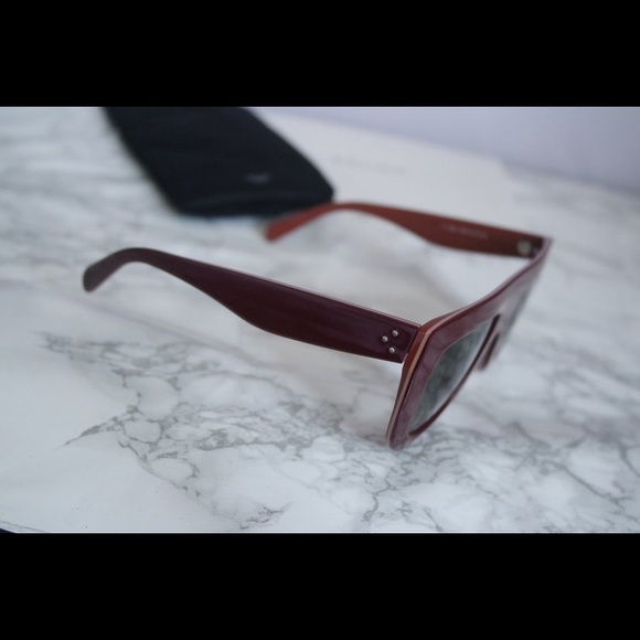 Celine Andrea Oversized Flat Top Sunglasses - Picture 4 of 6